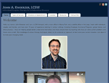 Tablet Screenshot of johnknoerzerlcsw.com